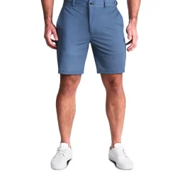 State and Liberty Athletic Fit Drawstring Shorts - Blue & White Dots