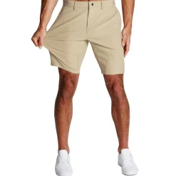 State and Liberty Athletic Fit Shorts - Mid Khaki