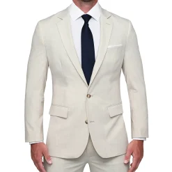 State and Liberty Athletic Fit Stretch Blazer - Lightweight Heathered Bamboo