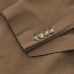 State and Liberty Athletic Fit Stretch Blazer - Heathered Cappuccino