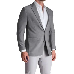 State and Liberty Athletic Fit Stretch Blazer - Heathered Grey