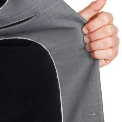 State and Liberty Athletic Fit Stretch Blazer - Heathered Grey