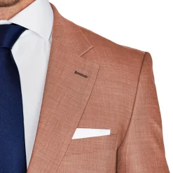 State and Liberty Athletic Fit Stretch Blazer - Heathered Salmon