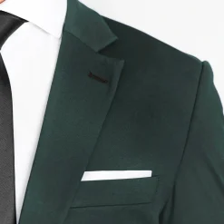 State and Liberty Athletic Fit Stretch Blazer - Solid Hunter Green