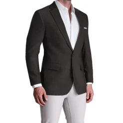 State and Liberty Athletic Fit Stretch Blazer - Heathered Charcoal
