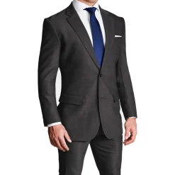 State and Liberty Athletic Fit Stretch Blazer - Heathered Charcoal