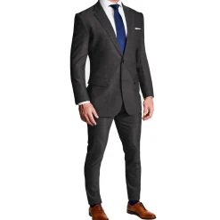 State and Liberty Athletic Fit Stretch Blazer - Heathered Charcoal