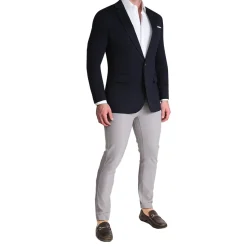 State and Liberty Athletic Fit Stretch Blazer - Navy