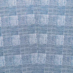 State and Liberty Athletic Fit Stretch Suit - Knit Light Blue, Navy and White Plaid