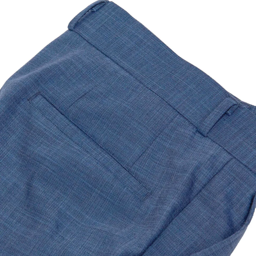 State and Liberty Athletic Fit Stretch Suit - Heathered Blue