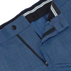 State and Liberty Athletic Fit Stretch Suit - Heathered Blue