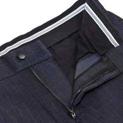 State and Liberty Athletic Fit Stretch Suit Pants - Heathered Midnight Navy