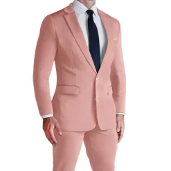 State and Liberty Athletic Fit Stretch Suit - Solid Rose