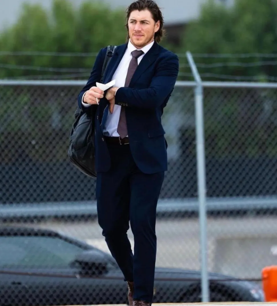 State and Liberty Athletic Fit Stretch Suit Pants -