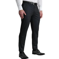 State and Liberty Athletic Fit Stretch Suit - Charcoal Microcheck