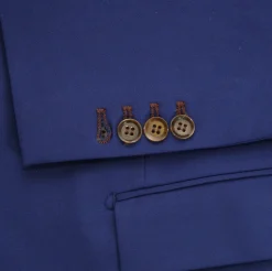 State and Liberty Athletic Fit Stretch Suit - Solid Royal Blue