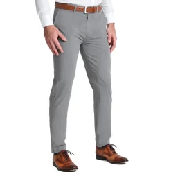 State and Liberty Athletic Fit Stretch Suit - Lightweight Heathered Smoked Grey