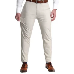 State and Liberty Athletic Fit Stretch Suit Pants - Lightweight Heathered Bamboo