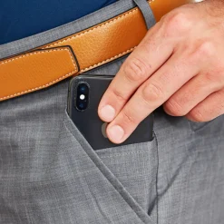 State and Liberty Athletic Fit Stretch Suit Pants - Heathered Grey