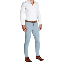 State and Liberty Athletic Fit Stretch Tech Chino - Light Blue