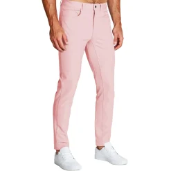 State and Liberty Athletic Fit Stretch Tech Chino - Coral Pink