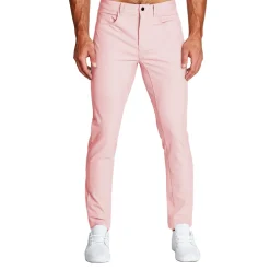 State and Liberty Athletic Fit Stretch Tech Chino - Coral Pink