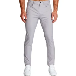 State and Liberty Athletic Fit Stretch Tech Chino - Light Grey