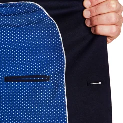 State and Liberty Athletic Fit Stretch Tuxedo - Navy with Peak Lapel