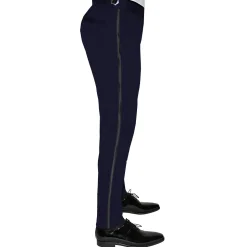 State and Liberty Athletic Fit Stretch Tuxedo - Navy with Peak Lapel