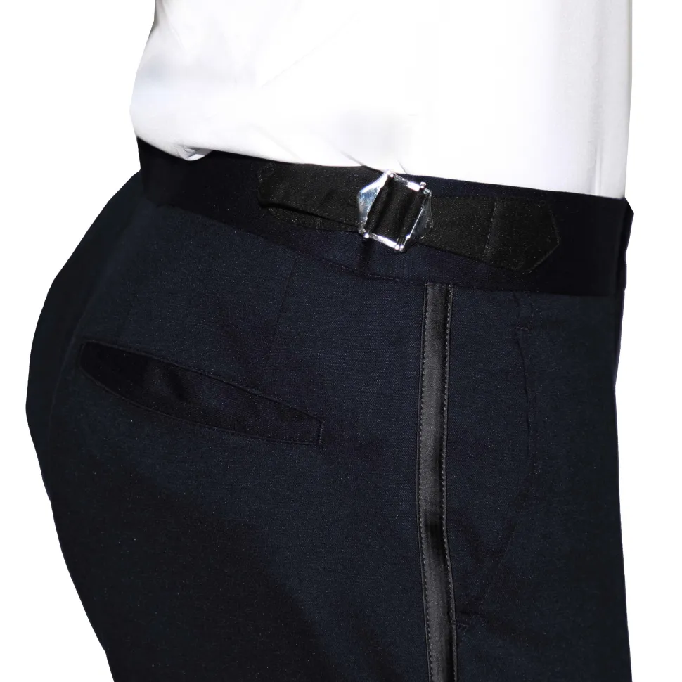State and Liberty Athletic Fit Stretch Tuxedo Pants - Navy