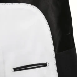 State and Liberty Athletic Fit Stretch Tuxedo - Black with Peak Lapel