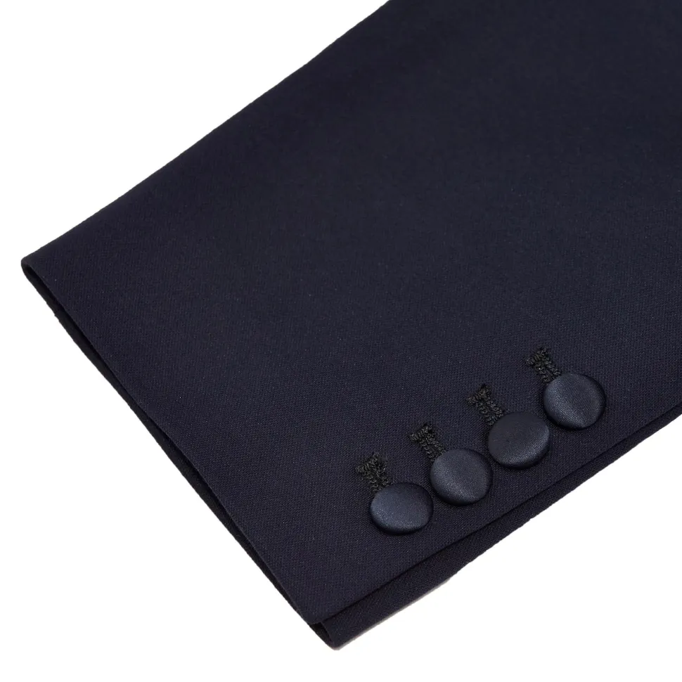 State and Liberty Athletic Fit Stretch Tuxedo - Navy with Shawl Lapel