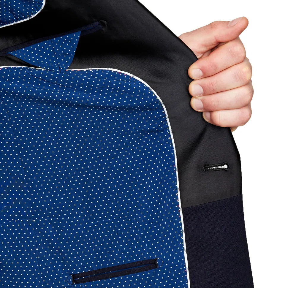 State and Liberty Athletic Fit Stretch Tuxedo - Navy with Shawl Lapel