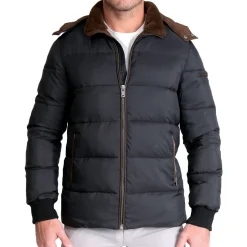 State and Liberty Down Puffer Coat - Black