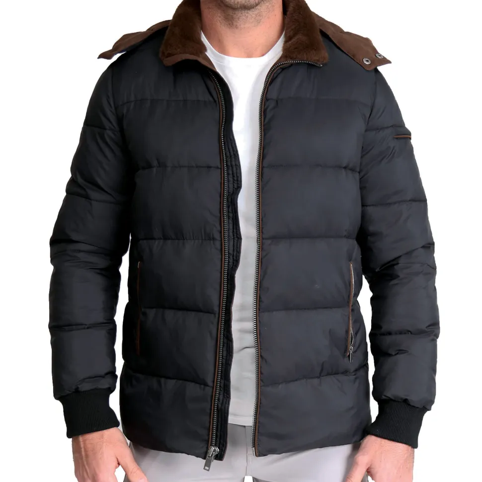 State and Liberty Down Puffer Coat - Black