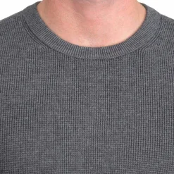 State and Liberty Heavy Knit Crewneck - Charcoal