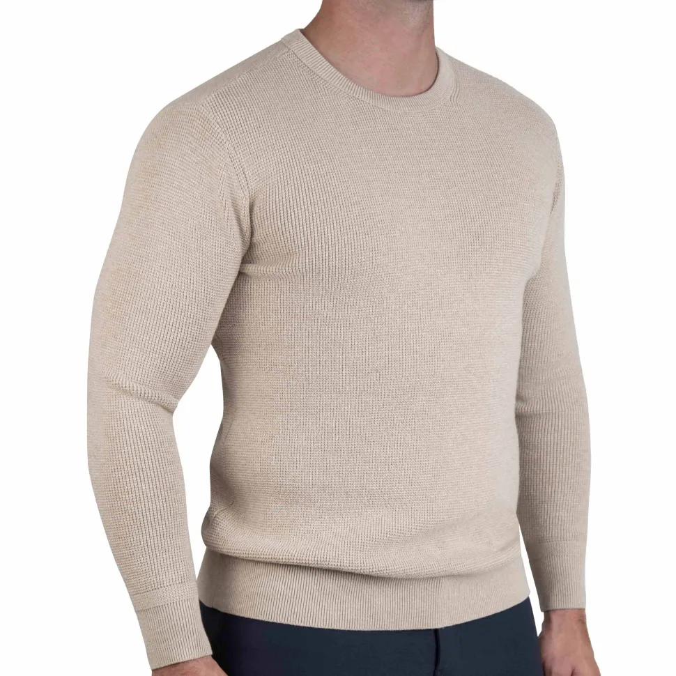 State and Liberty Heavy Knit Crewneck - Tan