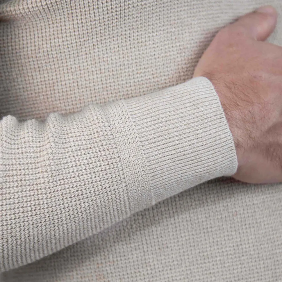 State and Liberty Heavy Knit Crewneck - Tan