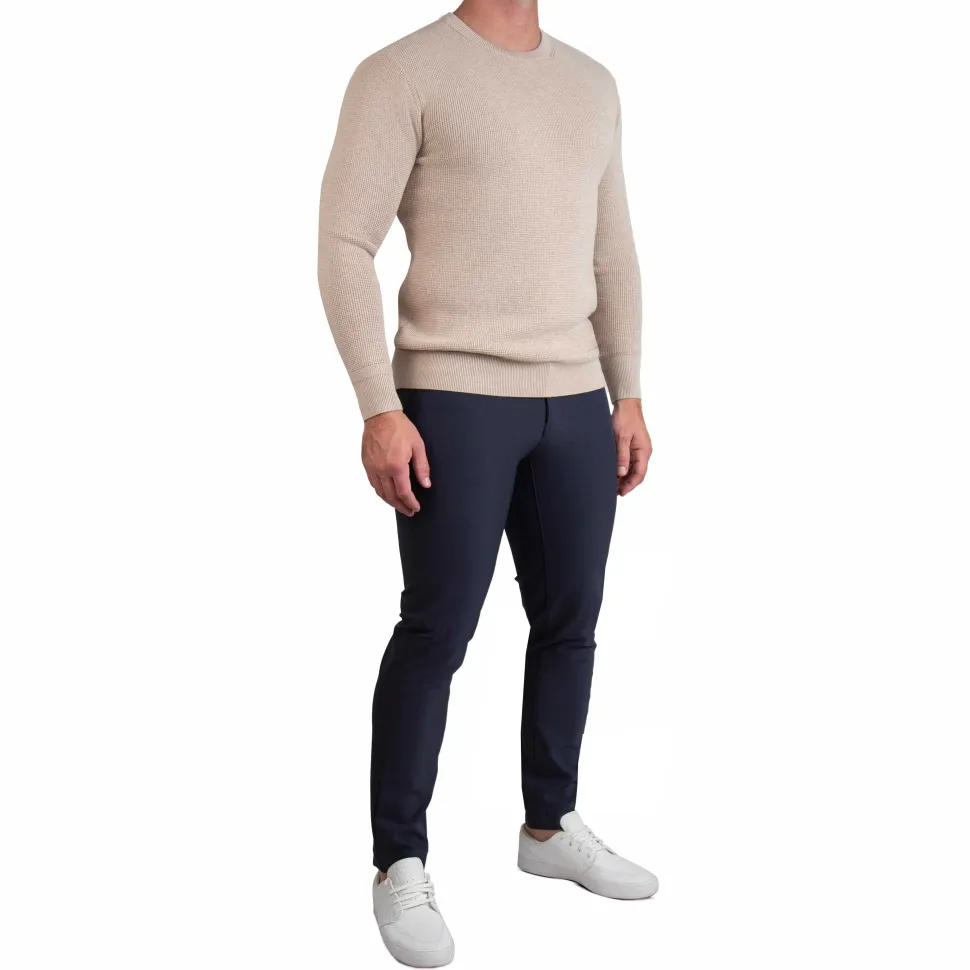 State and Liberty Heavy Knit Crewneck - Tan