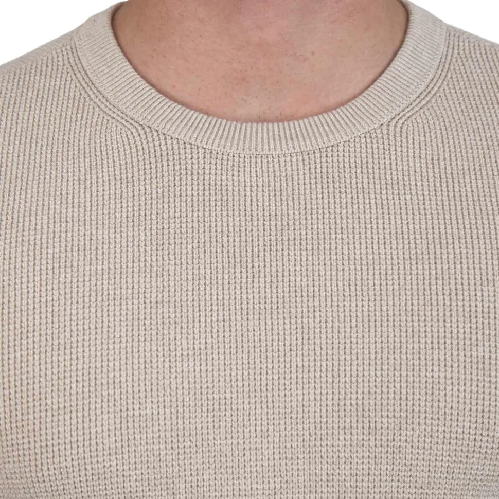 State and Liberty Heavy Knit Crewneck - Tan