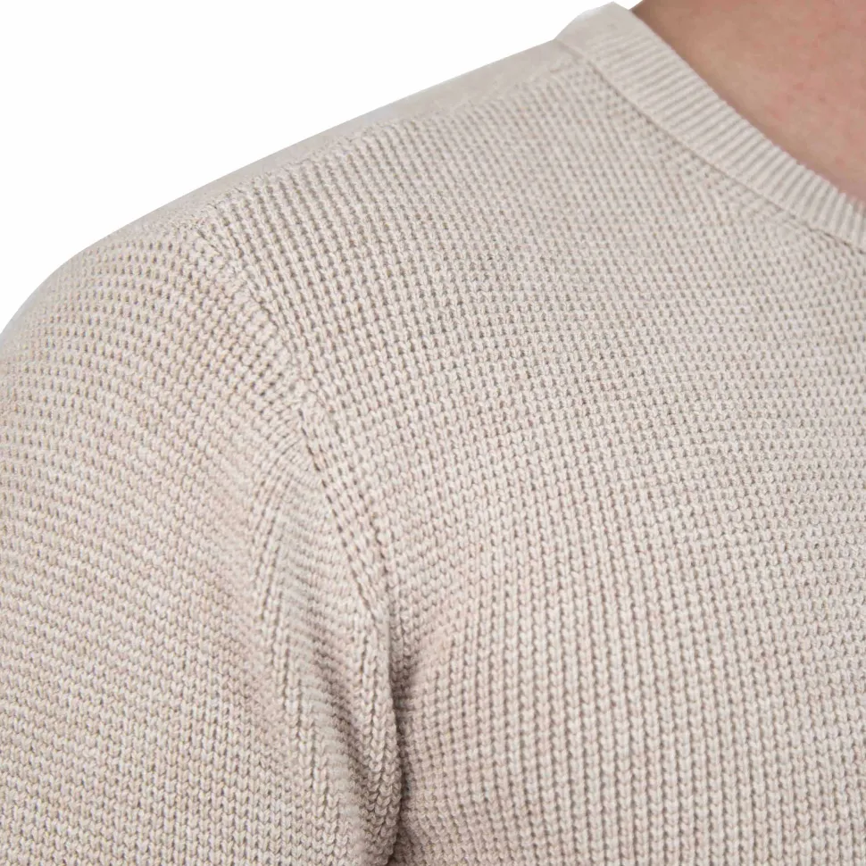 State and Liberty Heavy Knit Crewneck - Tan