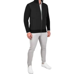 State and Liberty Knit Zip Jacket - Black