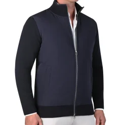State and Liberty Knit Zip Jacket - Navy