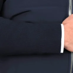 State and Liberty Knit Zip Jacket - Navy