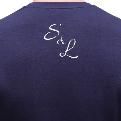 State and Liberty Logo T-Shirt - Navy