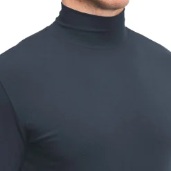 State and Liberty Mock Turtleneck - Navy