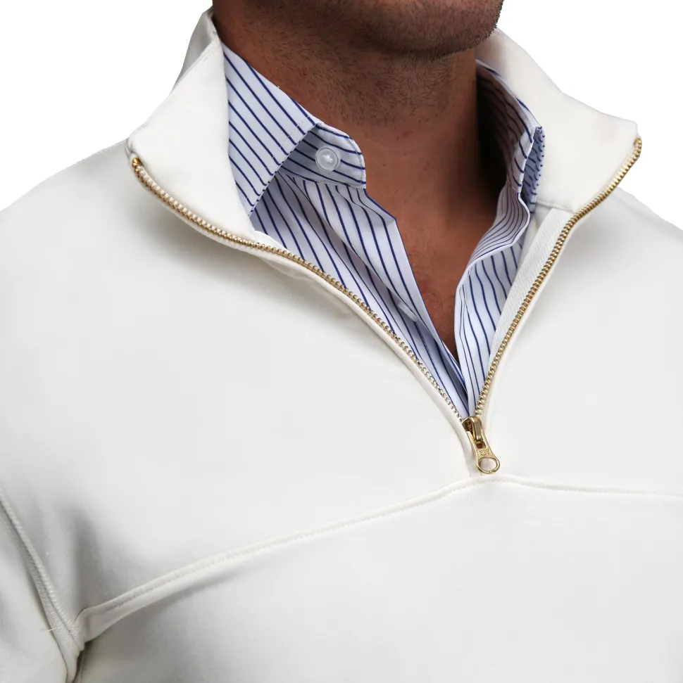 State and Liberty Quarter Zip - Solid Cream