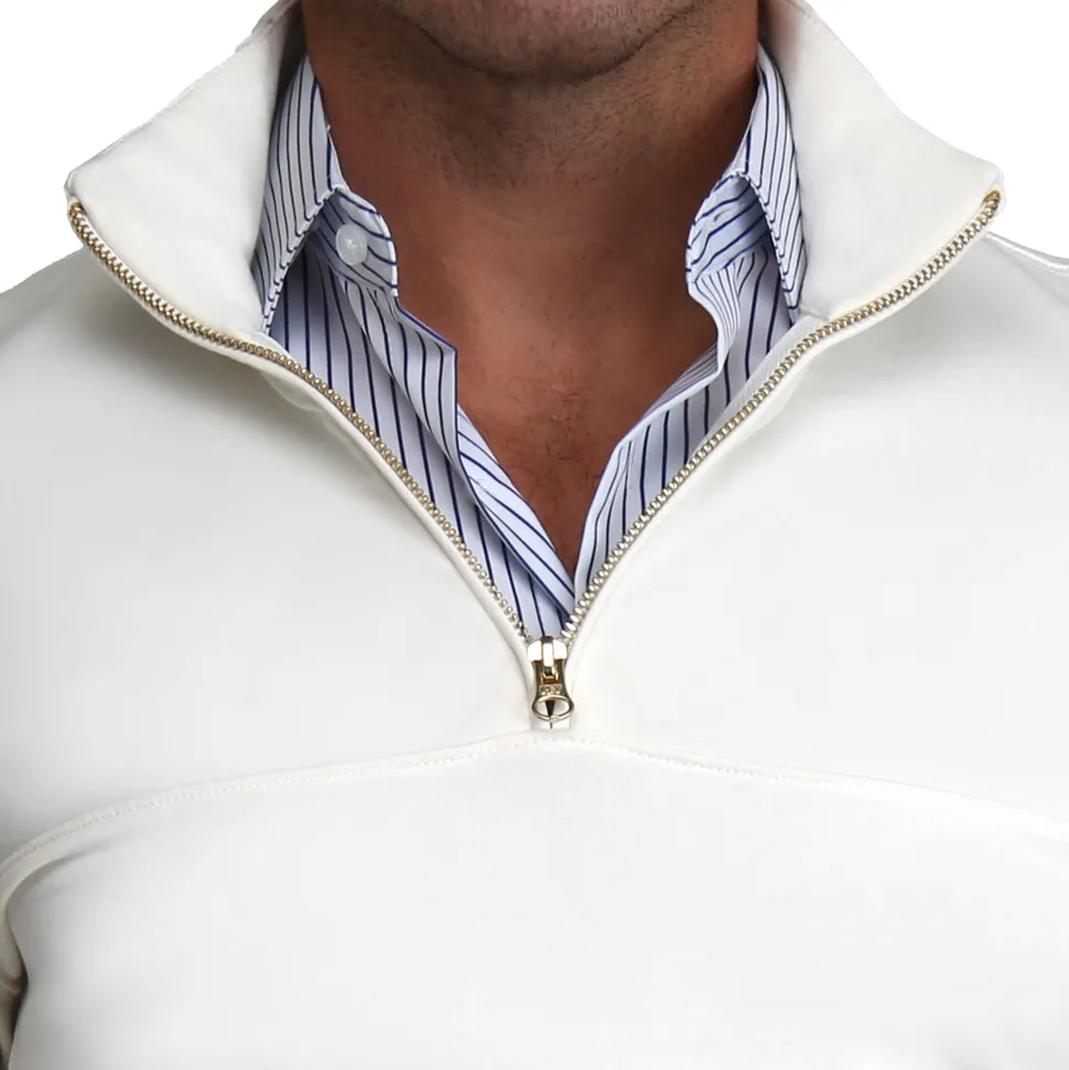 State and Liberty Quarter Zip - Solid Cream