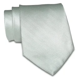 State and Liberty Sage Green Woven Silk Tie