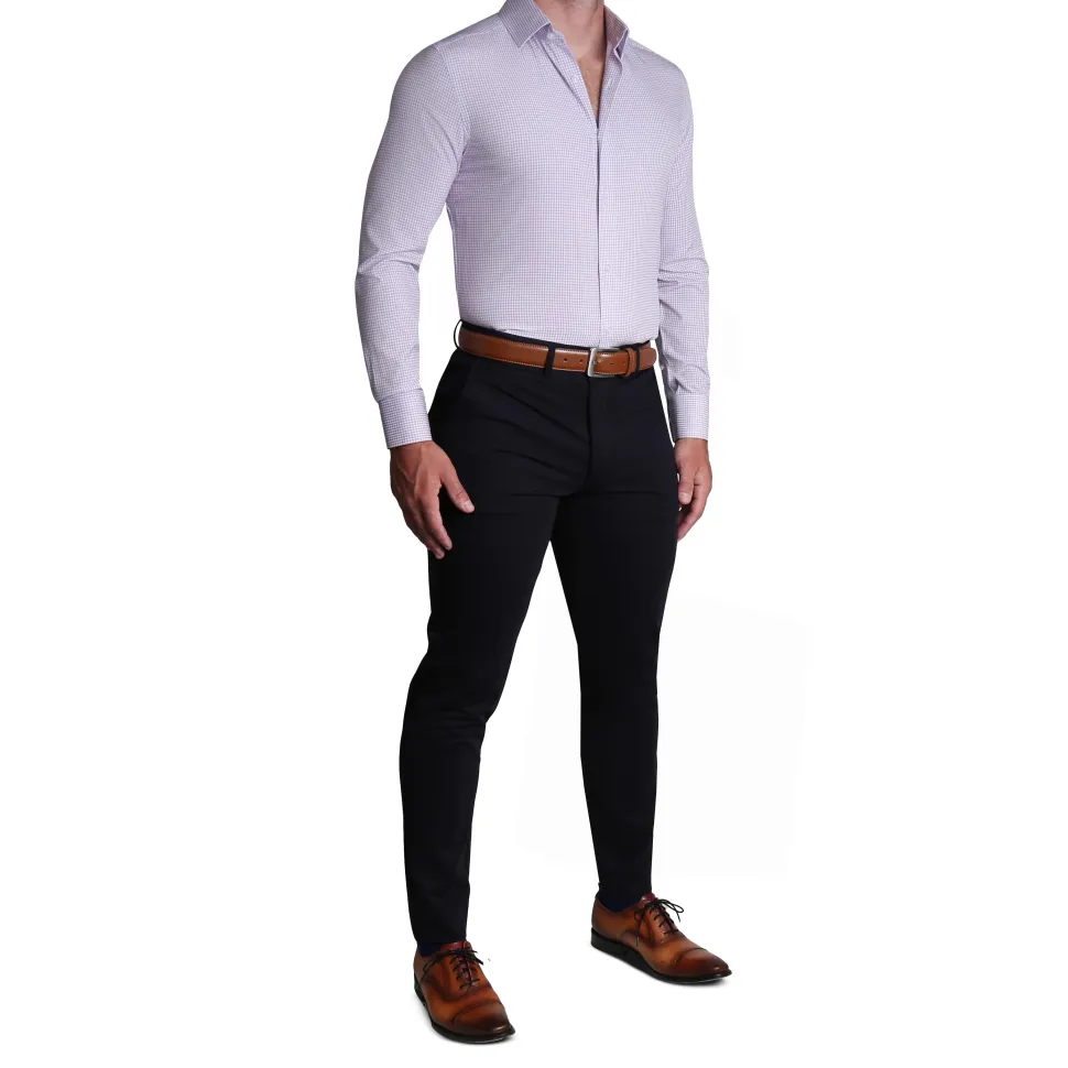 State and Liberty "The Arlo" Lavender Double Check